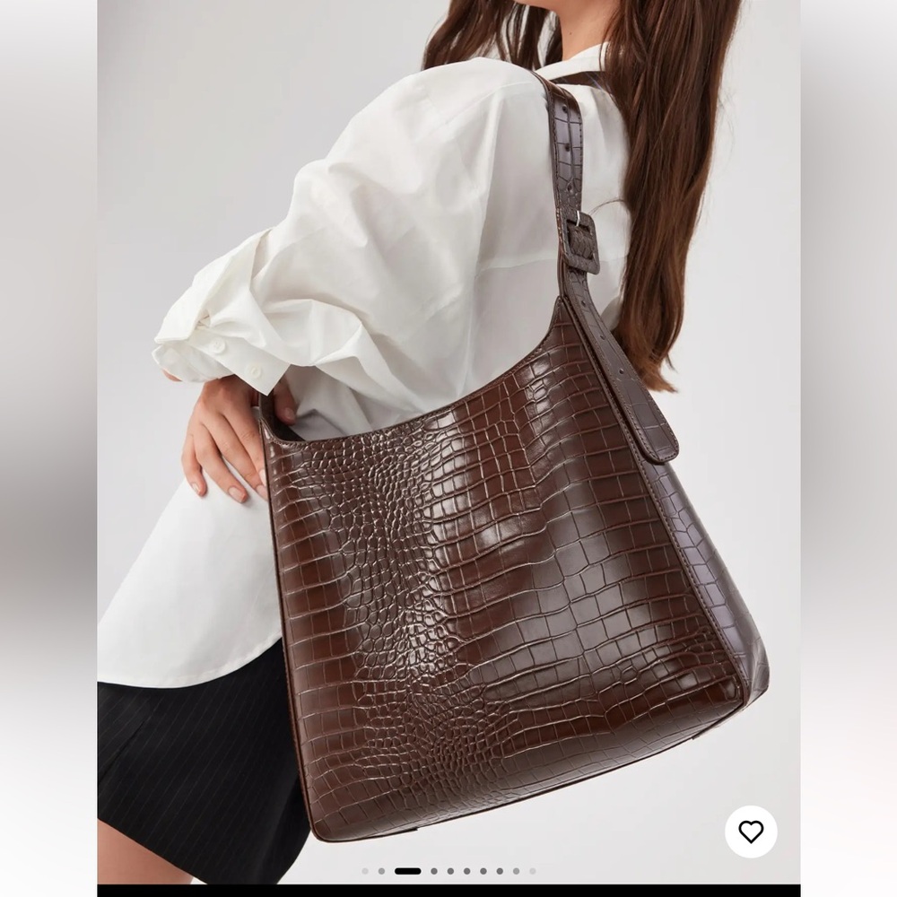 CIDER CROCODILE PATTERN ADJUSTABLE STRAP TOTE BAG - image 2